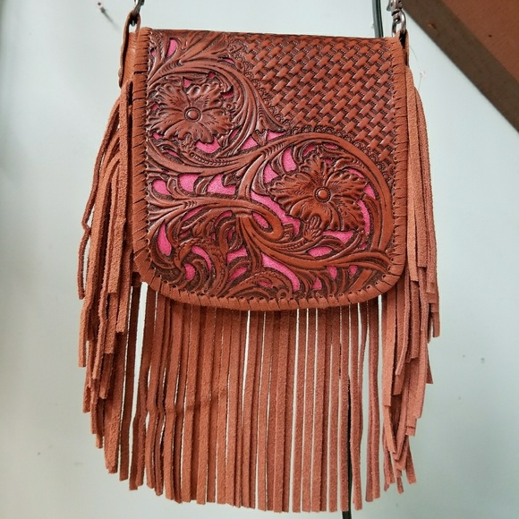 Montana West Handbags - New Brown pink Montana west 100% leather purse